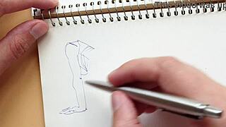 Quick Sketch Of Doggy-Style Foot Fetish In My Sketchbook