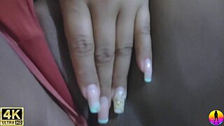 Seductive pole class in the hotel