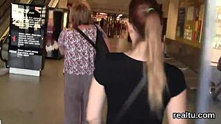 flawless czech teen 18+ got teased in hypermarket and penetrated in pov