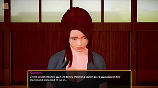 my new family scene 377 with redhead and small tits in a game