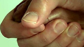 Close-up of solo masturbation session