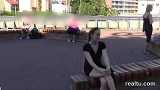 flawless czech teen 18+ got teased in hypermarket and penetrated in pov