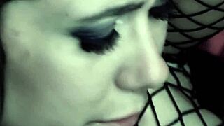 Wow, blindfolded babe fingered in wild lesbian threesome action!