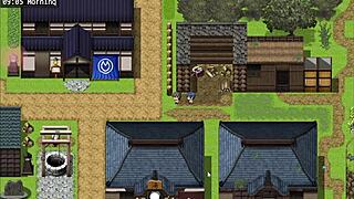 threesome with busty babe and tantaly doll in pov, including blowjob and creampie