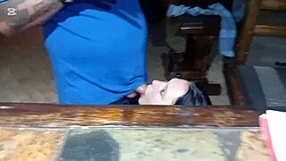 xx hotmess xx gives a blowjob to that big cock