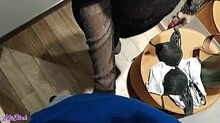 i got completely caught in the dressing room during a blowjob with letty black