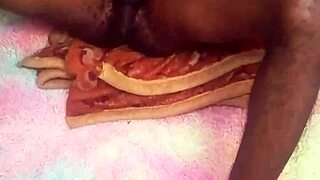 She climbed on top and rode gently in their homemade session with mature ebony amateurs