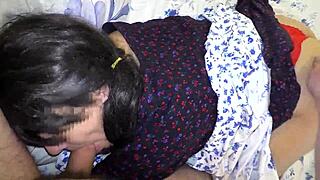 Mature Stepmom Prefers Morning Anal and Blowjob Over Coffee