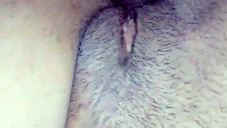 in this amateur scene, the girl feels pain as he fucks her ass hard