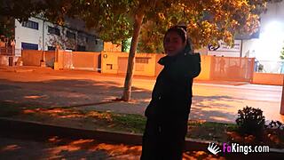 valen pink, sexy latina, gets pounded doggystyle by eager fan