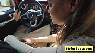 I watched my sexy blonde teen friend give an amazing wet blowjob to chloe rose and charles dera