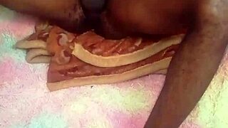 She climbed on top and rode gently in their homemade session with mature ebony amateurs