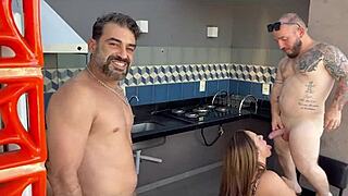 Latina Brazilian Orgy With Big Cock