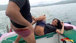 Feeling the rough anal sex on the high seas with my sexy Latina partner.