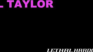 blonde babe bent over doggystyle