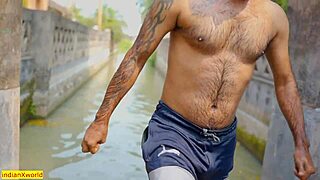 Ever seen Indian village bhabhi in real horny action?