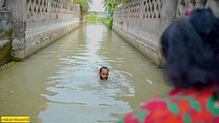 Ever seen Indian village bhabhi in real horny action?