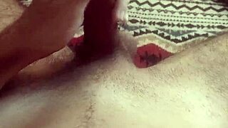 i guide you through jerking off my big cock while i moan and cum deliciously in this homemade solo session