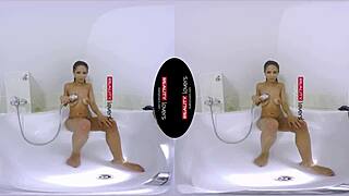 Reality Lovers POV Interracial Cowgirl Riding Fucking In Shower Bathroom