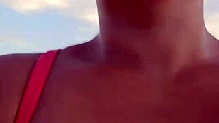 flashing big ass on the beach for mature fun 😜