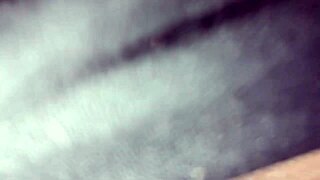 Cock Thrusts Into Shaved Pussy Until It Squirts.