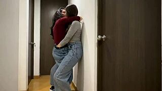 Hot Colombian lesbians dive into kinky fetish play