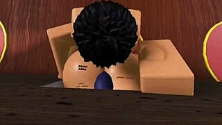 Fucking a wild slut through the glory hole. Her big tits bounce with every thrust.