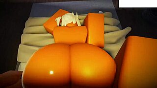 Roblox slut gets hardcore gay ass blowjob and creampie pumping.