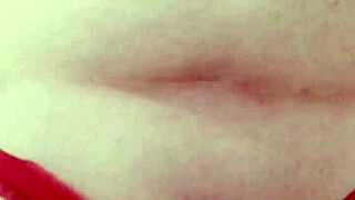 Playing around with thongs and panties on webcam in a homemade setting.