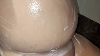 Neighbor Sneaks In Shower for Wild Mouth Action