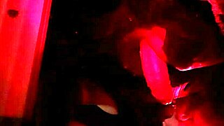 a single lonely male strokes his cock alone in his room, seeking release through masturbation