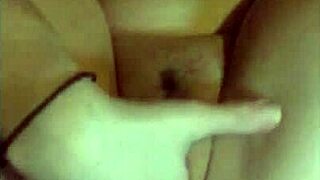 Little red's wet flexible body gets fingerbanged until cum on peeks.
