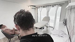 Juan Bustos Voyeur 04: Petrova Kath And David Bander Caught Riding Monster Cock Behind The Scenes!