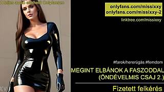 Hungarian femdom gives detailed jerk off instructions in roleplay.