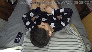 handjob and cum in mouth before bed, so sweet!