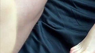 Blonde Model Caught Masturbating In Lingerie On Set