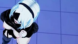 ヨルハ2Bの激イキが毎回震わせる！