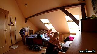 Big Dick Threesome Blowjob Backstage