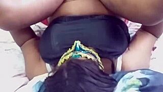 naughty bbw woman enjoys homemade handjob and oral pleasure