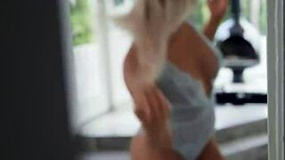 mofos - paisley porter enjoys steamy shower doggystyle pounding.