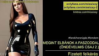 Hungarian femdom gives detailed jerk off instructions in roleplay.