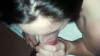 UK ex-girlfriend turns slutty friend for intense cock sucking blowjob session with girlfriend