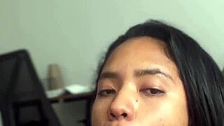 amateur couple in deep blowjob session