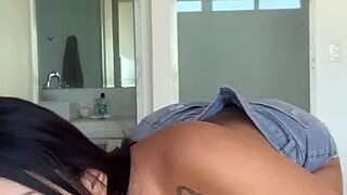 Lina Nakamura Feels Milk Squirt in Her Ass Without Condom