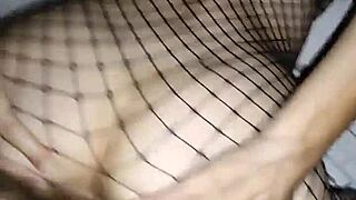 amateur couple in close up 3 on 1 scene