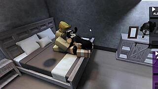 girl gets fucked hard in hentai