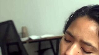 amateur couple in deep blowjob session