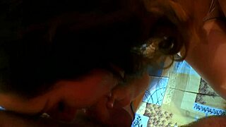 Sucking step-daddys dick first time