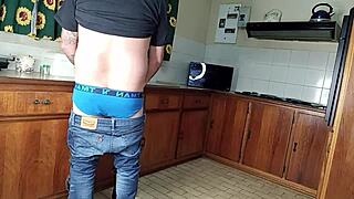 She Gets On Her Knees In Vegas For A Sloppy Blowjob And Ass Shaking.