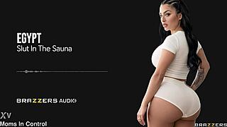 Yo, slut in the sauna ready for action?